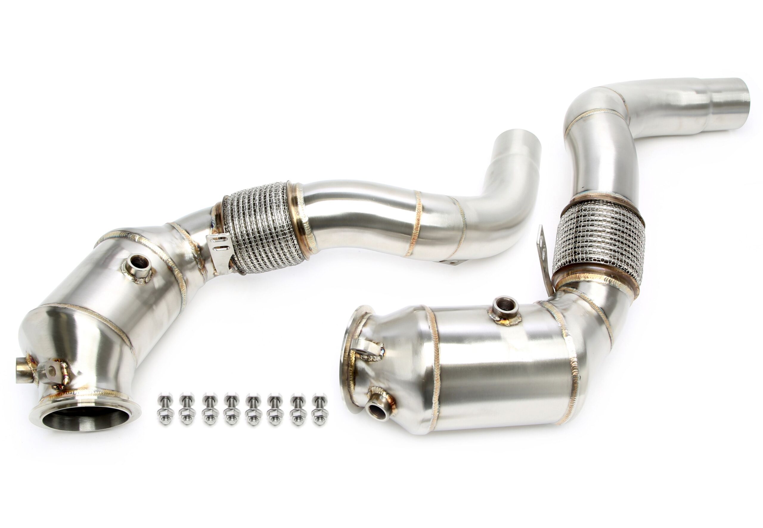 Downpipe ohne Katalysator mit Flexrohr für BMW