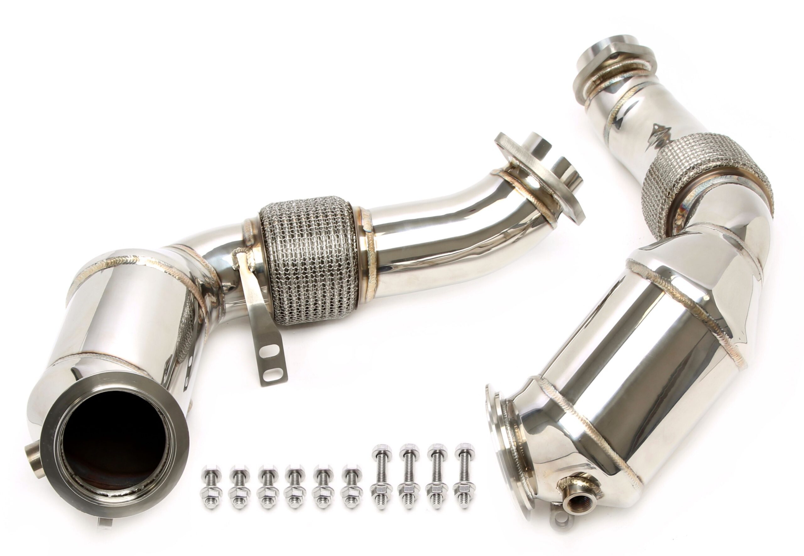 Downpipe ohne Katalysator mit Flexrohr für BMW