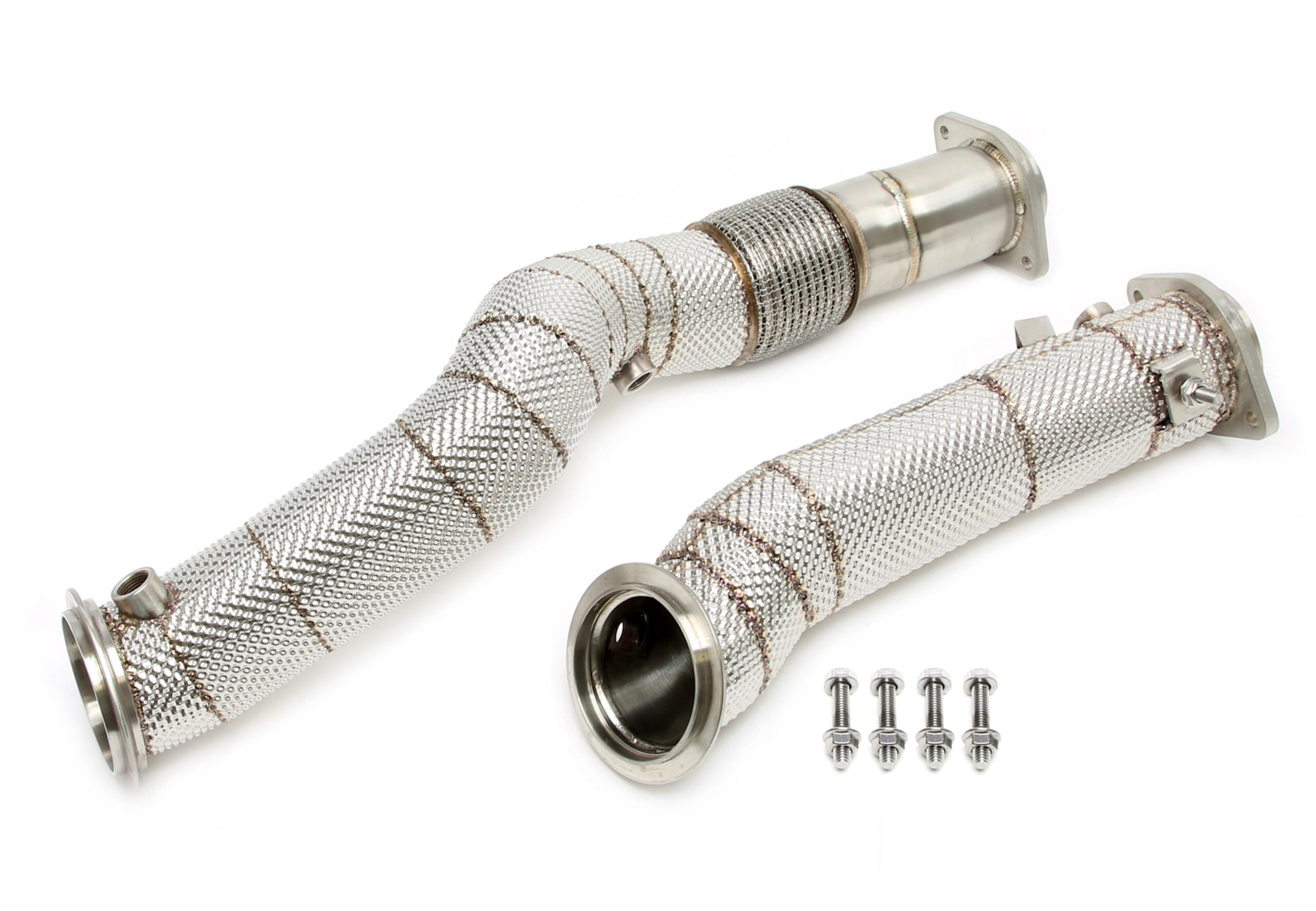 Downpipe mit Hitzeschild und Flexrohr für BMW