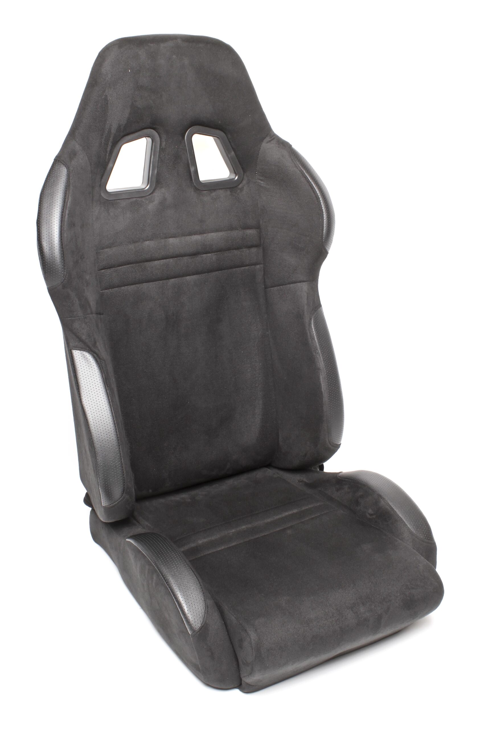 Sportsitz – schwarz, Alcantara, verstellbar, links