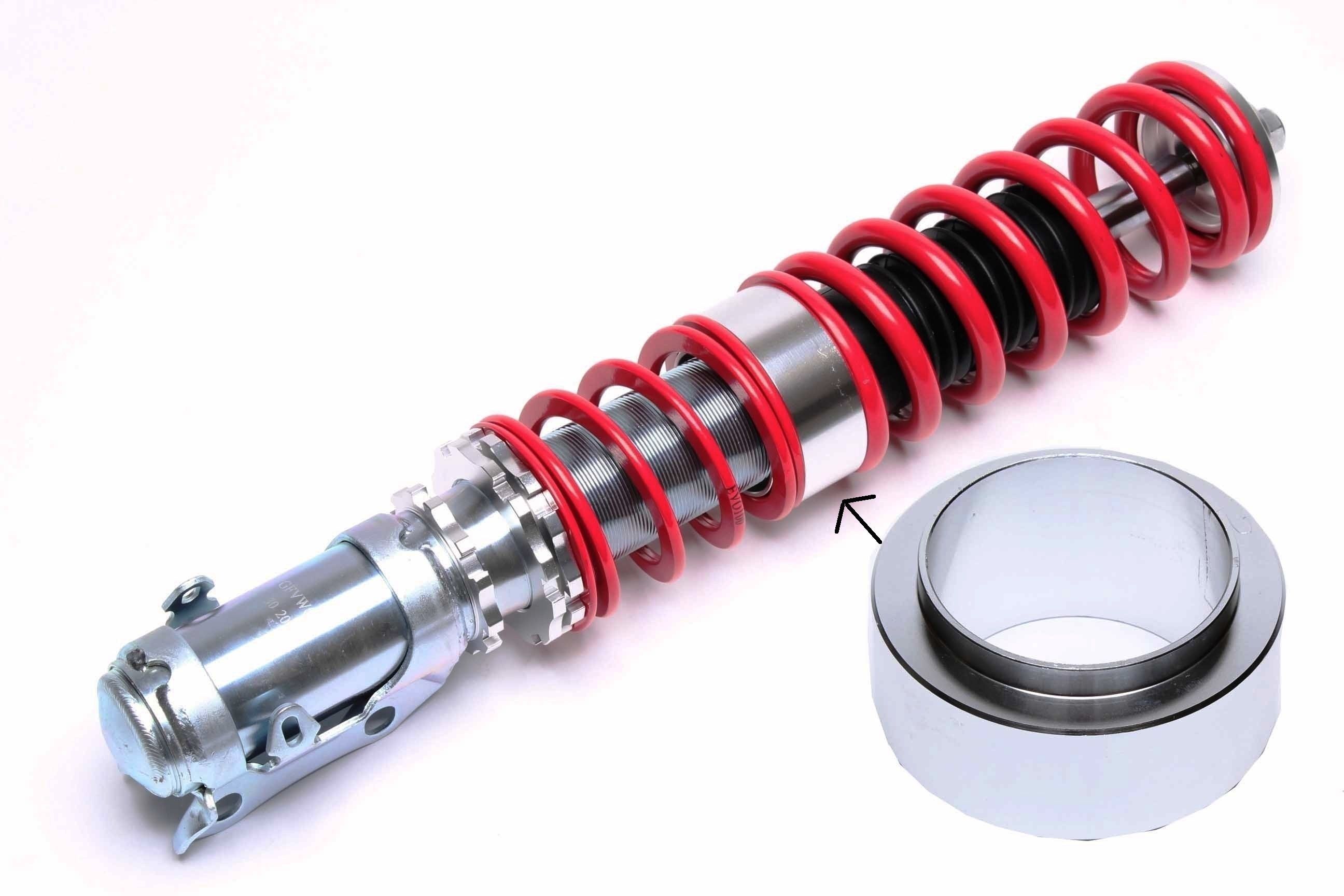 Zwischenfederteller zur Höhenregulierung