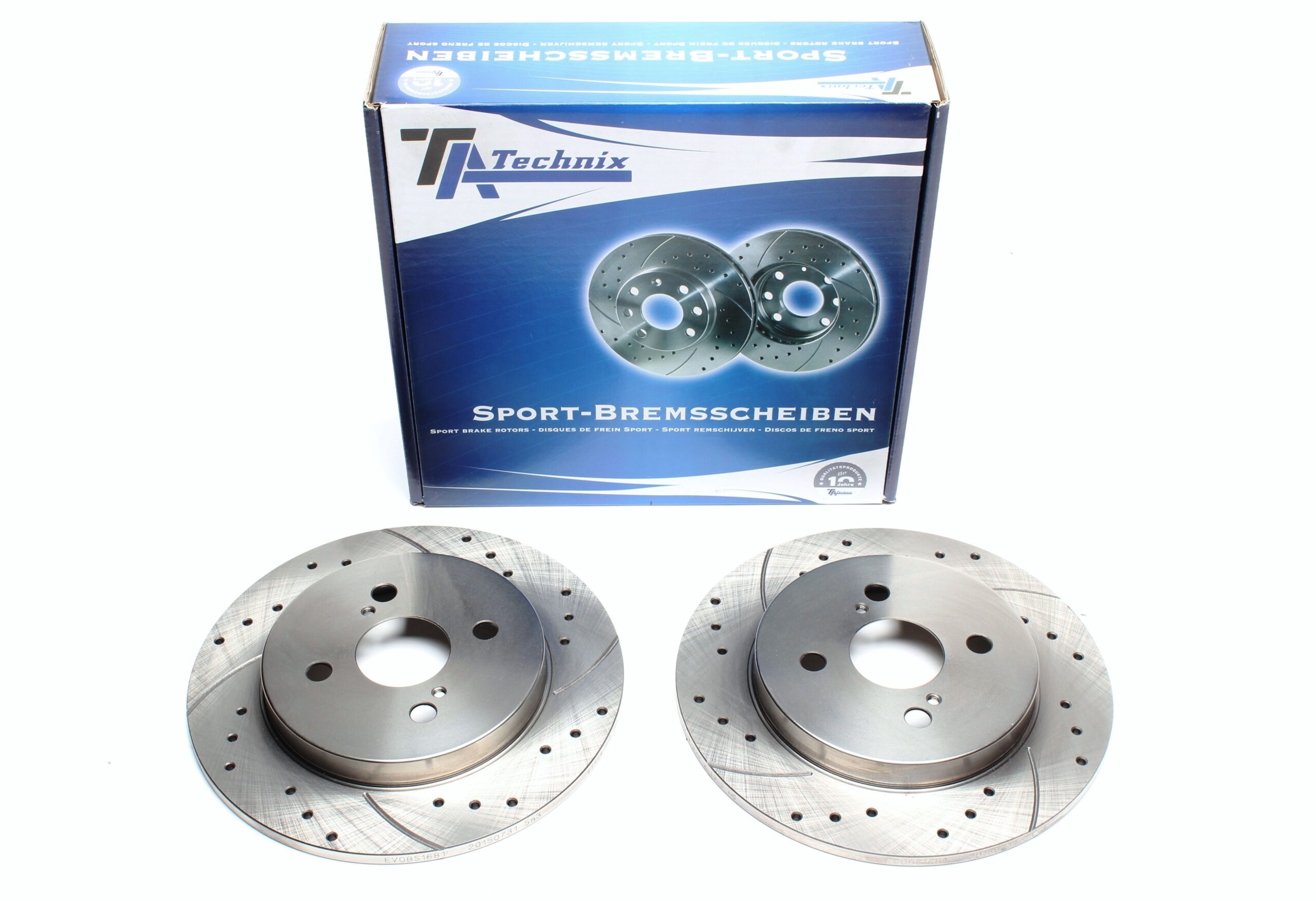 Bremsscheiben Hinterachse gelocht/geschlitzt für Aston Martin/Toyota