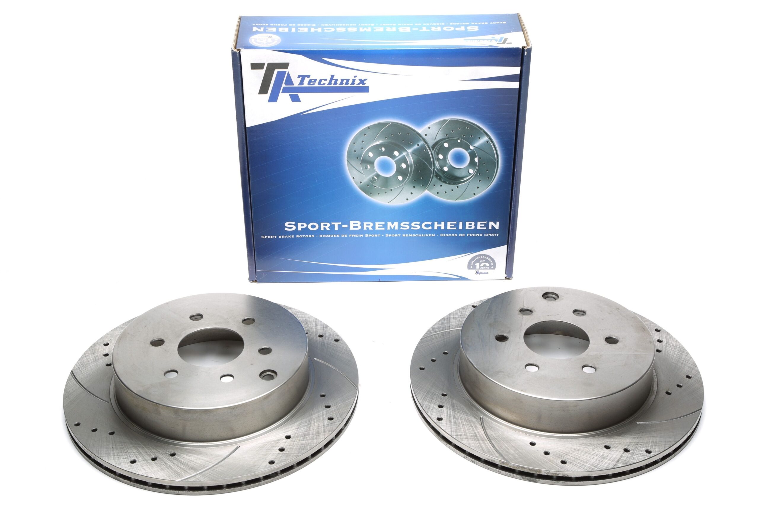 Bremsscheiben Hinterachse gelocht/geschlitzt + innenbelüftet für Nissan