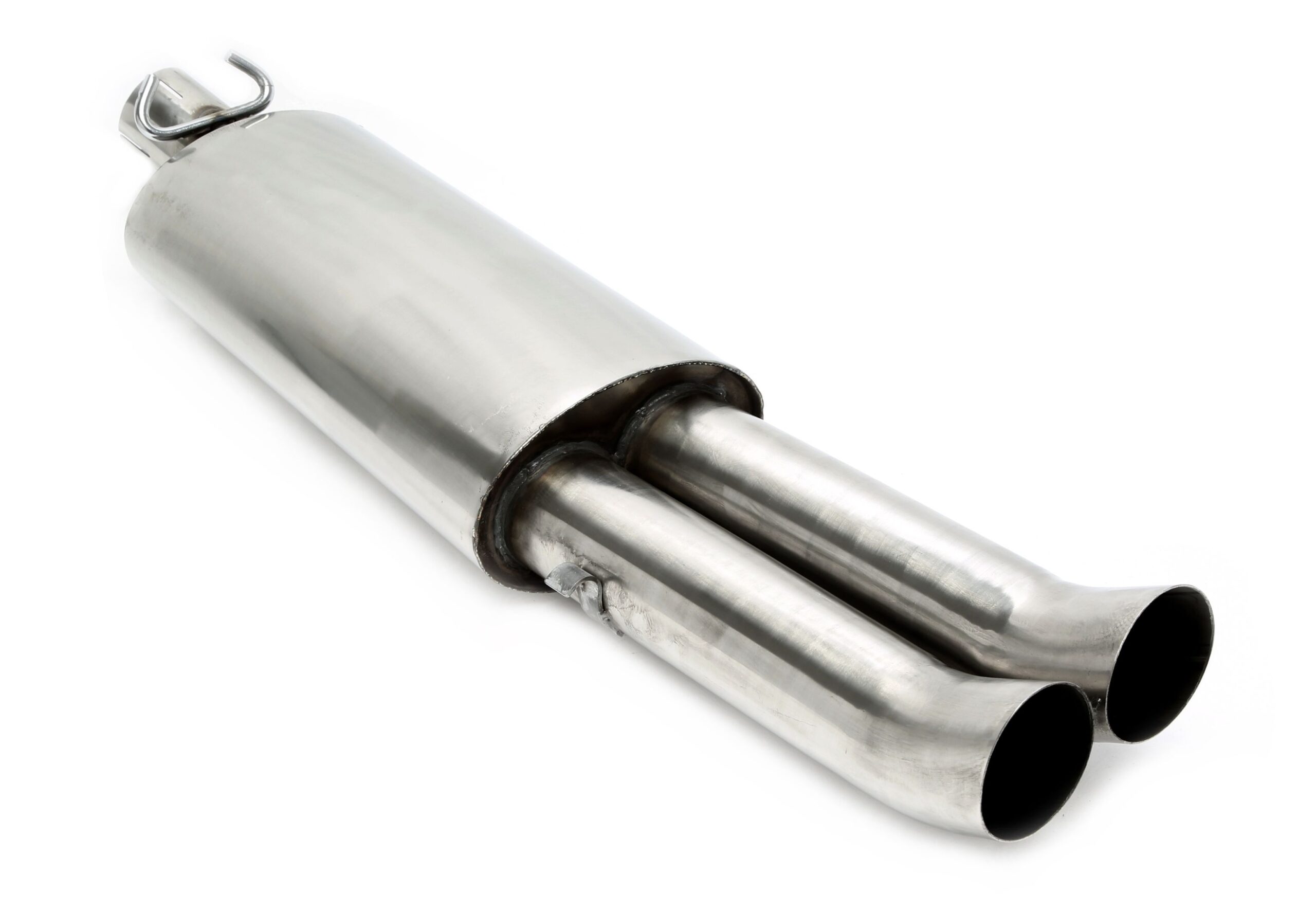 Endschalldämpfer 2x76mm DTM Edelstahl für VW